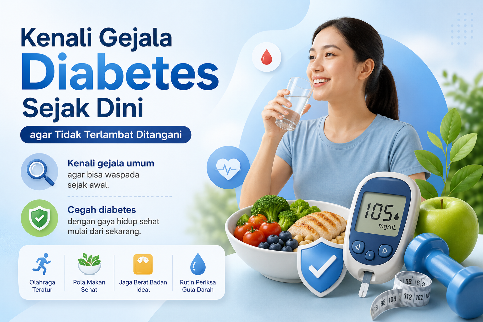 Baca.today-Kenali Gejala Diiabetes Sejak Dini agar Tidak Terlambat Ditangani