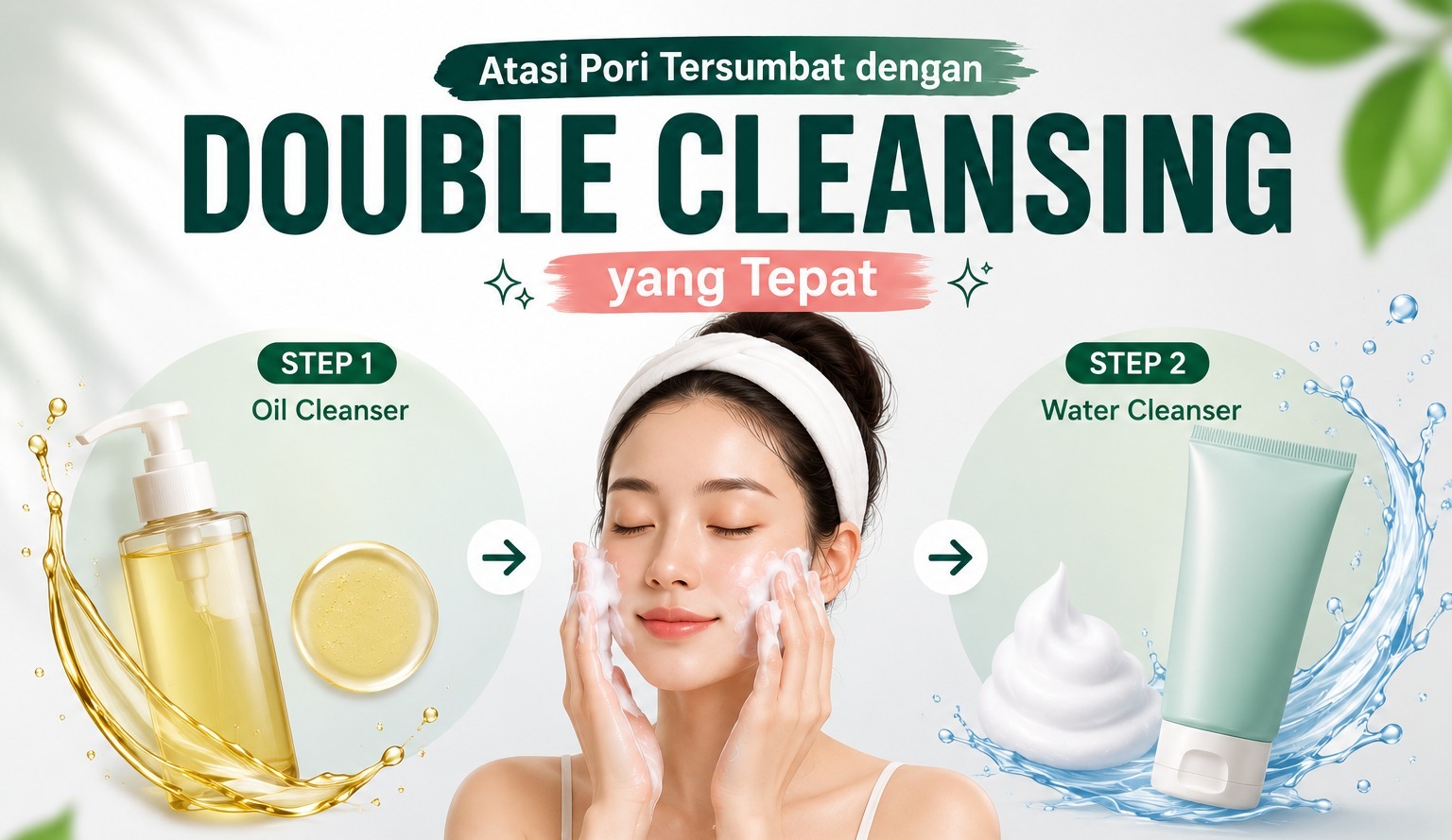 Baca.today- Atasi Pori Tersumbat dengan Teknik Double Cleansing yang Tepat